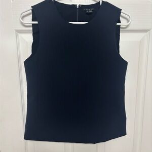 Theory Midnight Blue Sleeveless Top. Small